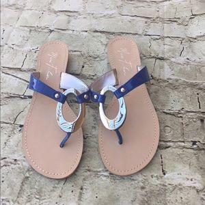 New with box Marc Fisher Blue Sandals