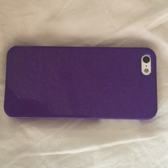 Hard purple iPhone 5/5s case