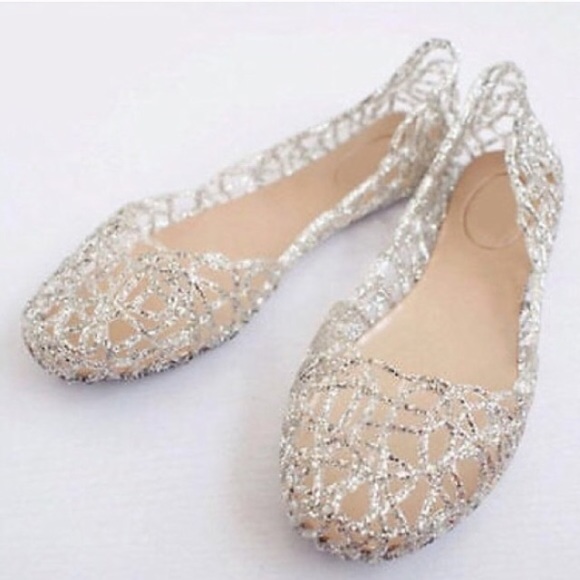 Shoes - JELLY Flats GLITTER BRAND NEW Jellies Sandals