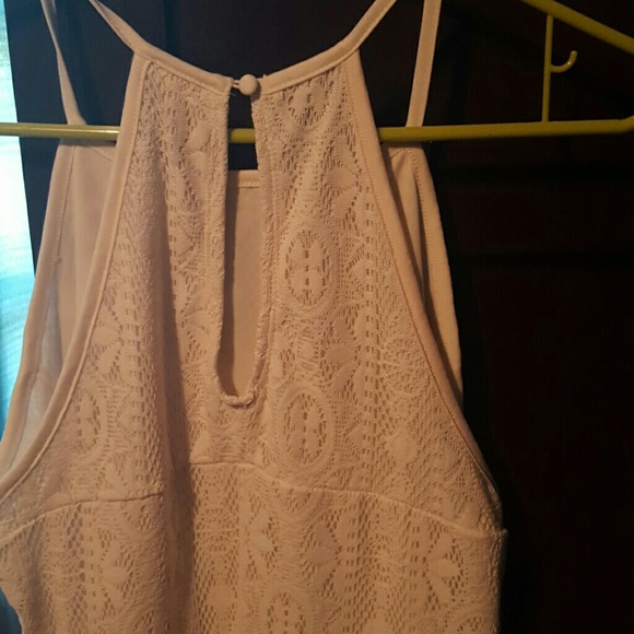 Mossimo cream halter dress XL juniors - Picture 3 of 3