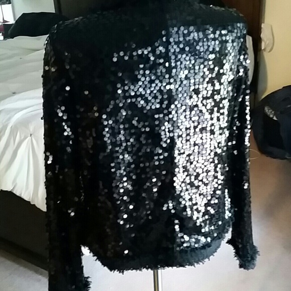 Sequence Black Cropped Jacket Blazer - Picture 4 of 4