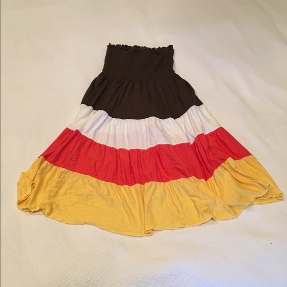 Mm color block bandeau top dress - Picture 1 of 3