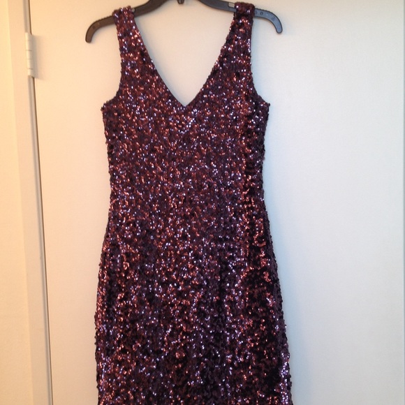 Purple sequence dress - Picture 1 of 3