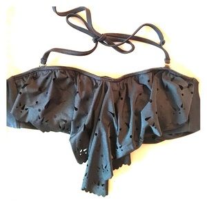 Dark grey Bikini TOP ONLY