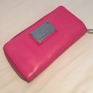 Marc by Marc Jacobs Pink Zip Around Wallet