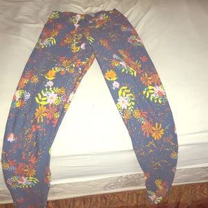 Original Boise Sage Yoga Flower Hippy Leggings