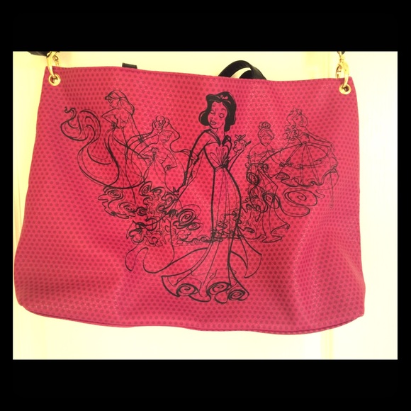Like new pink Disney princess faux leather bag