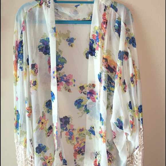Sheer kimono