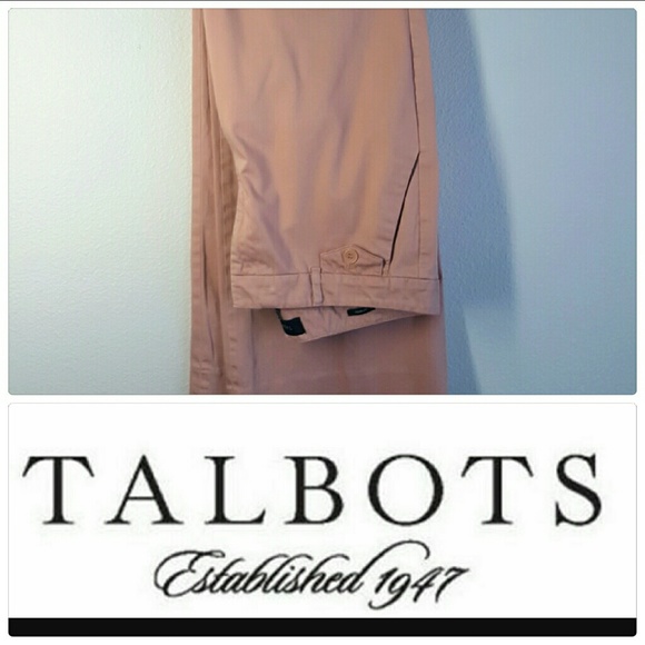 Talbots Modern fit Sateen pants