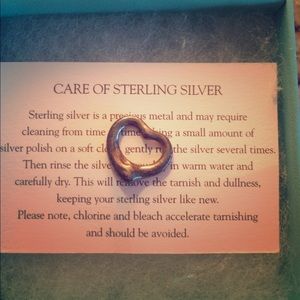 Tiffany silver heart