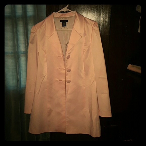 Gorgeous pink dress coat size large