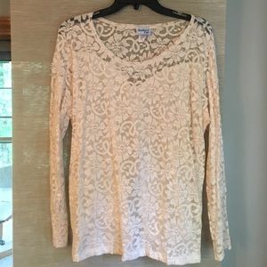 Lace Long Sleeve Blouse
