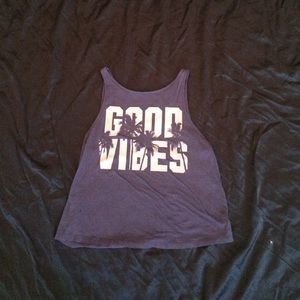 Cute PINK Good Vibes Tank Top