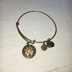 Alex & Ani gold "luck" bracelet
