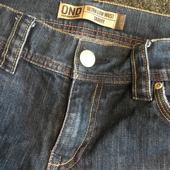Old Navy denim ultra low waist skinny stretch Jean - Picture 2 of 4
