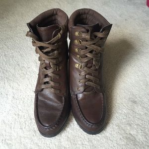 LAST DAY‼️Lace up Combat Wedges