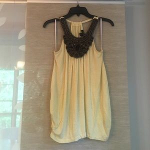 Yellow and Black Stylish Top