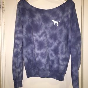 Victoria's Secret pink tie-dye sweater SMALL