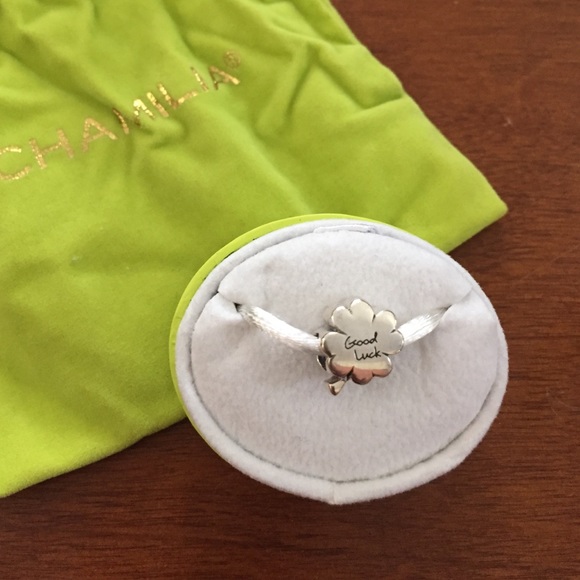Chamilia "Good Luck" charm, .925 Sterling Silver