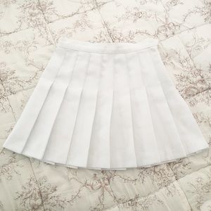 AA Tennis Skirt In White ♡