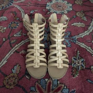 Nude gladiator sandals