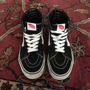 Black Vans Skate Hi sneakers