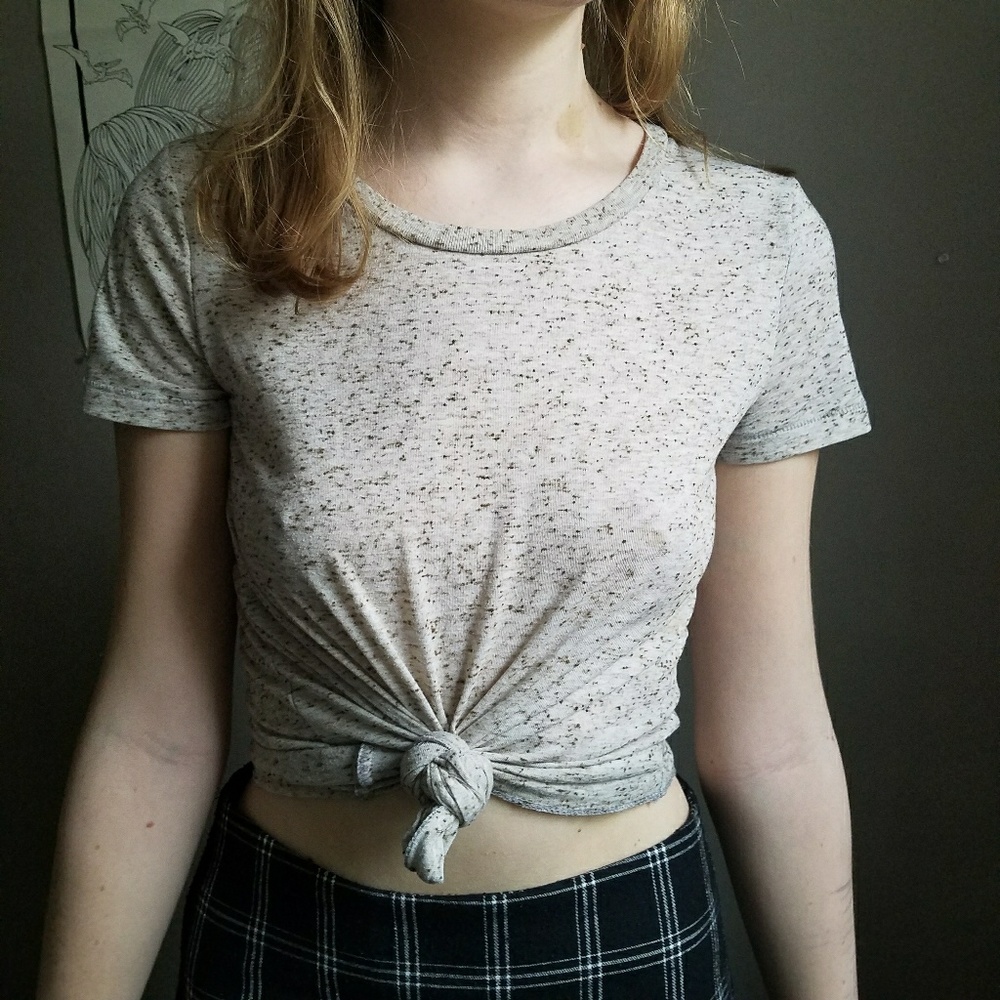 Gray Melange Tee