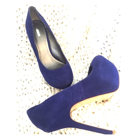 Royal blue REPORT SIGNATURE pump