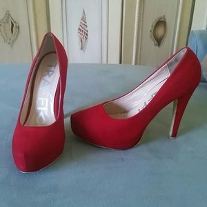 Red high heels