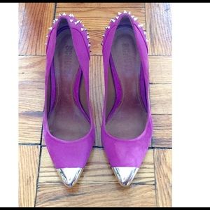 Schutz Purple Suede Pump (Pop of Color for Fall 🍁