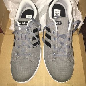 Adidas grey and black sneaker