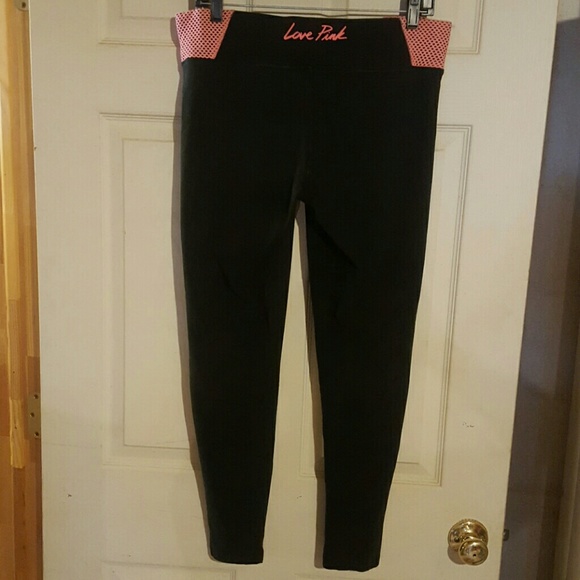 Pink yoga pants