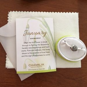 Chamilia Sterling Silver January Snowdrop charm