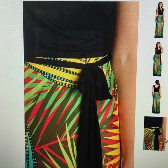 Maxi dress, soft, brand new. 96% poly, 4% spandex - Picture 3 of 3