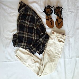 Plaid long sleeve shirt