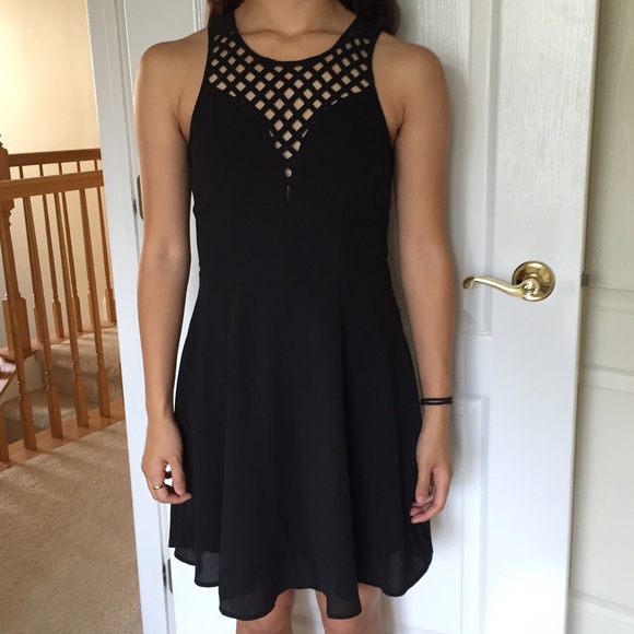 Forever 21 black cutout dress- little black dress