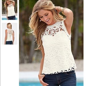 EUC Venus lace look top!  Worn once!