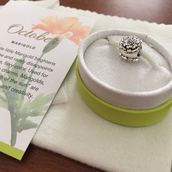 Chamilia .925 Sterling Silver Oct Marigold charm