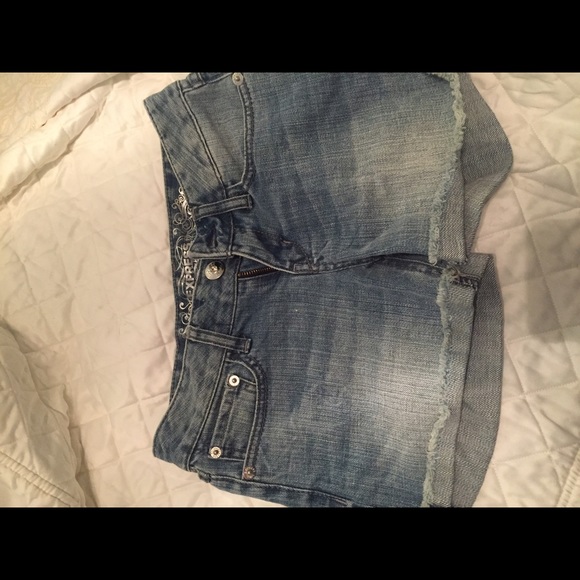 express denim shorts
