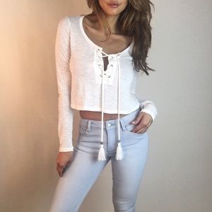 • SOLD • Buttery Baby Blue Skinnys