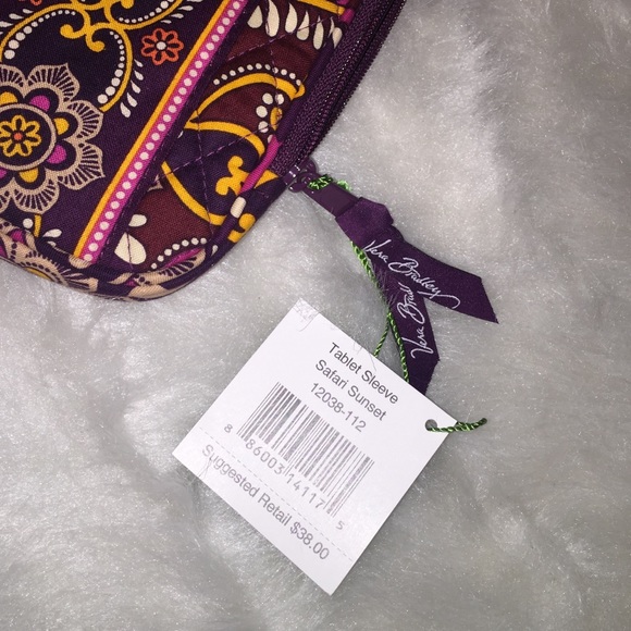 •Vera Bradley Safari Sunset Tablet Sleeve• - Picture 4 of 4