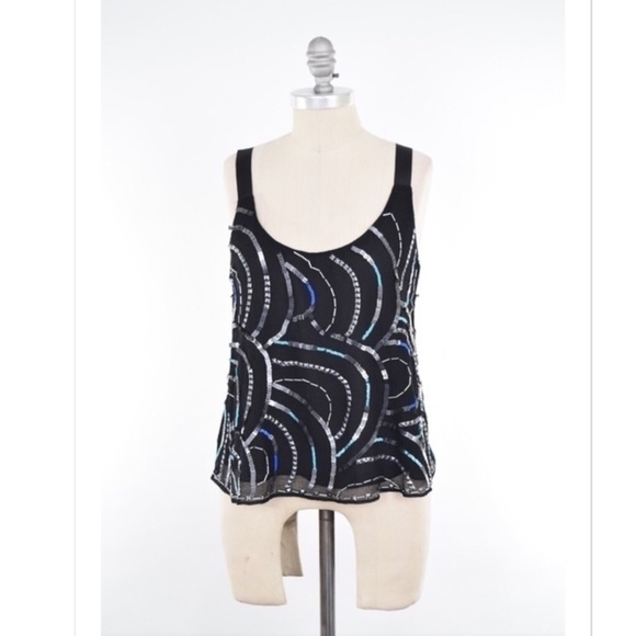 Free People Tops - Free People sequin strappy-back tank