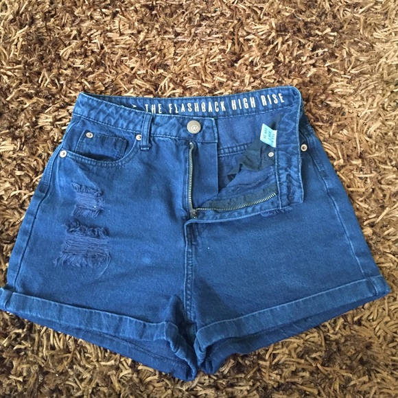 Daisy duke navy blue hipsters‼️