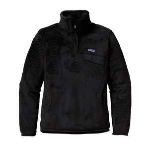 Patagonia black fleece snap-t pullover!