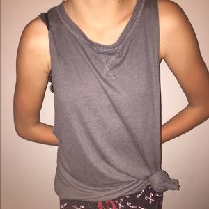 Urban outfitters greenish grey flowy tank top.