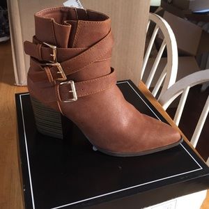 Pointed toe booties