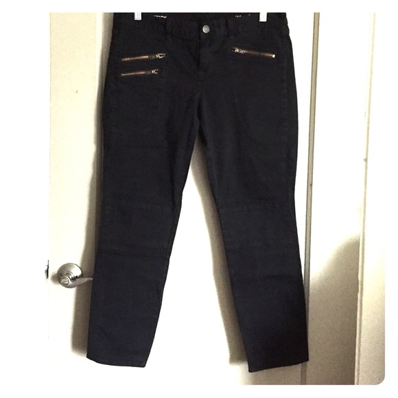 J.crew zip cropped toothpick style jeans SZ 31