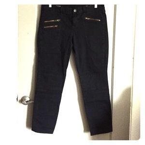 J.crew zip cropped toothpick style jeans SZ 31