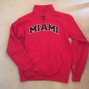 Miami of Ohio Red Champion Quarter-Zip