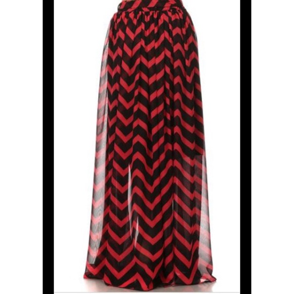 Mocha Long Skirt - Picture 2 of 2